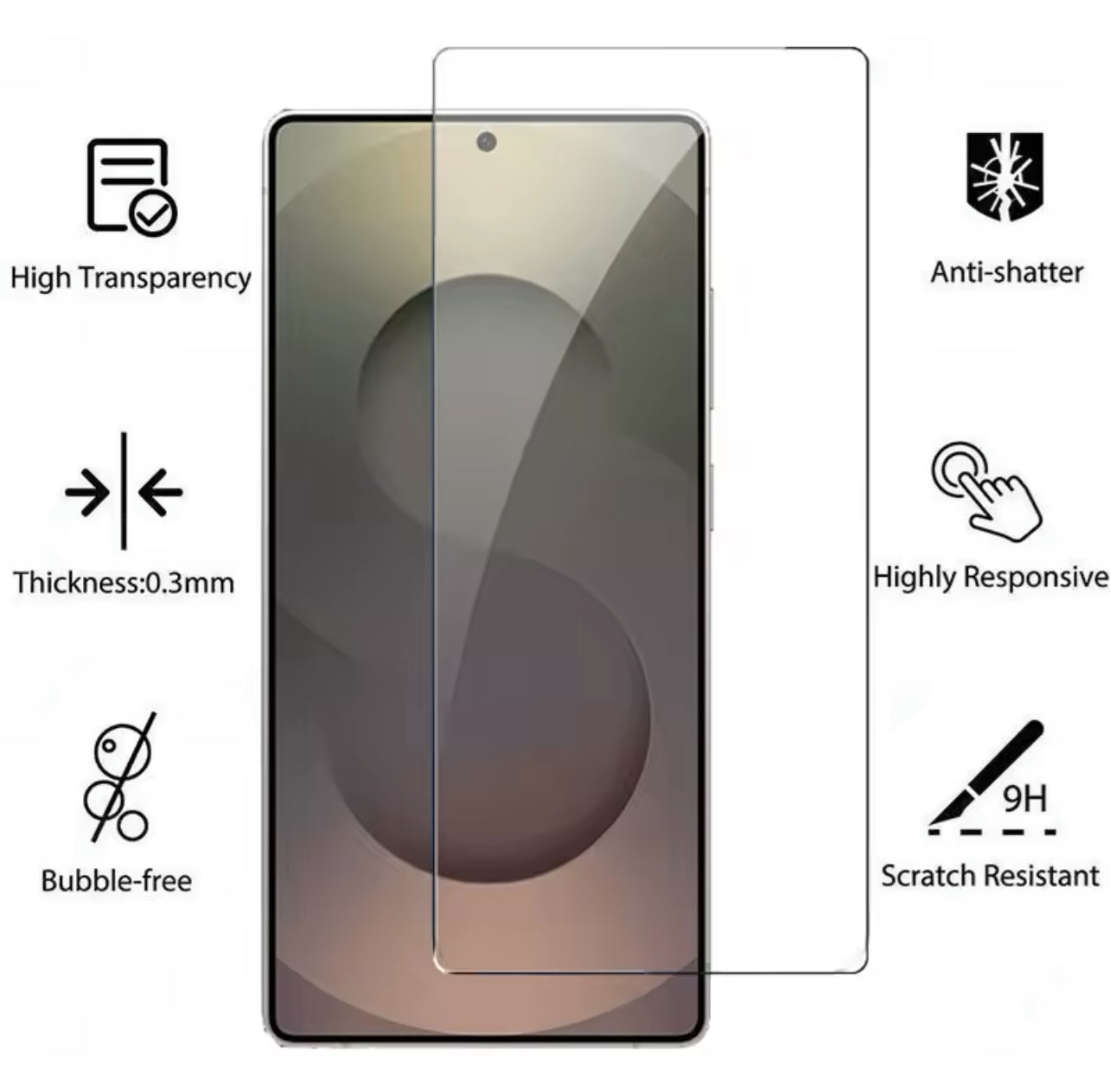 PJun Branded Easy-Unlock Series ShatterProof Glass Screen Protector- 2pcs Samsung Galaxy S25 Series PJun Branded Easy-Unlock Series ShatterProof Glass Screen Protector- 2pcs Samsung Galaxy S25 Series
